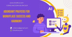 Abundant Prayers for Workplace Success and Harmony