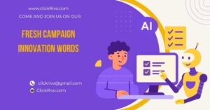 Fresh Campaign Innovation Words